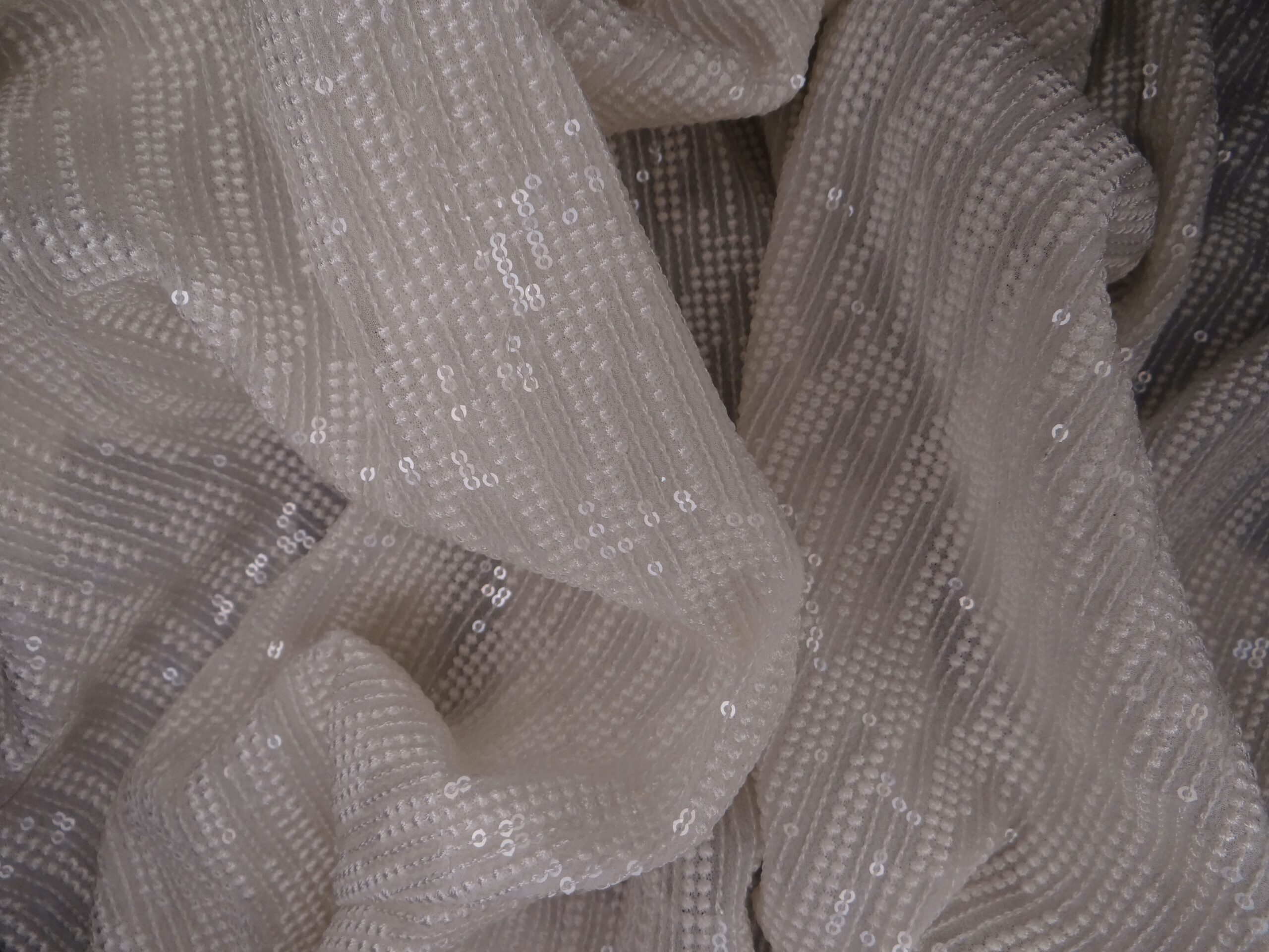 Dotted Sequin Georgette