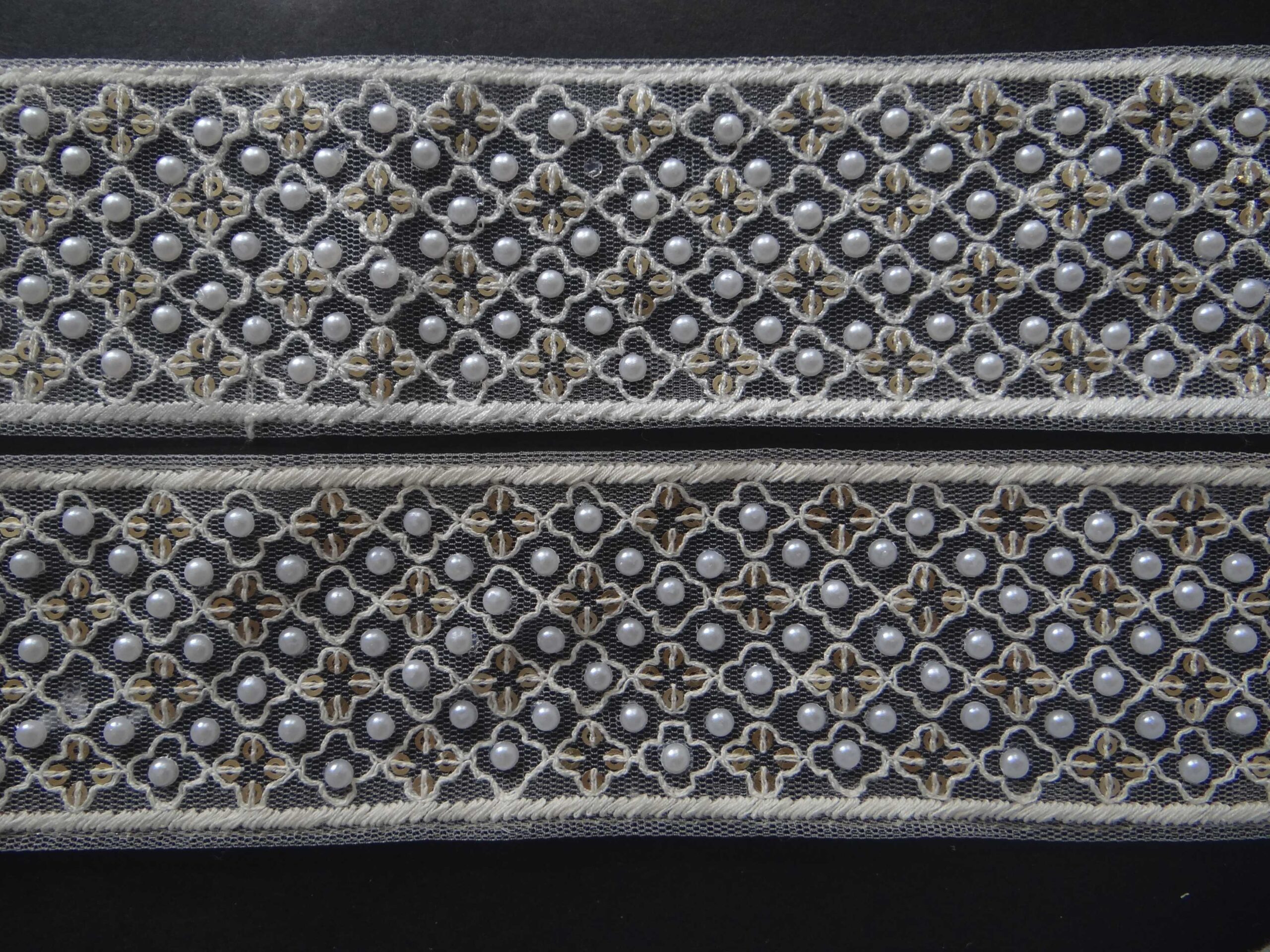 Pearl and Golden Sequin