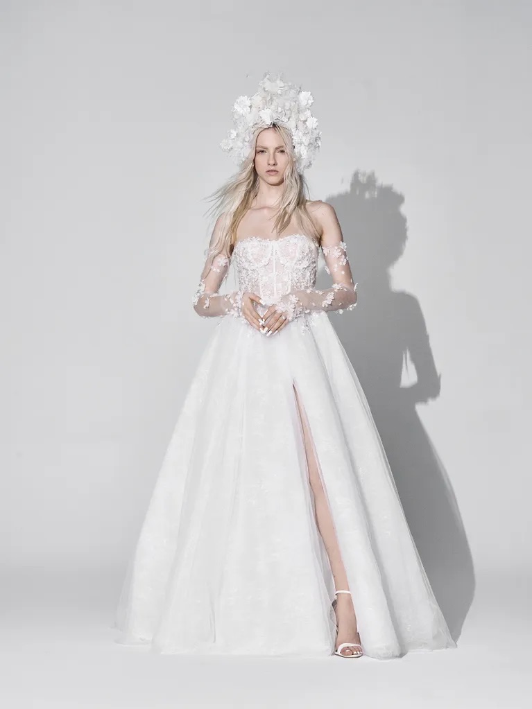 Vera Wang wedding gown bodice