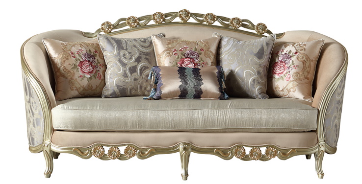 Embroidered silk cushions