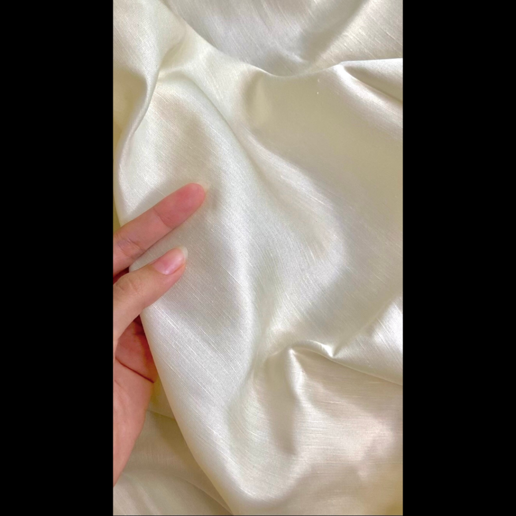Pure linen satin